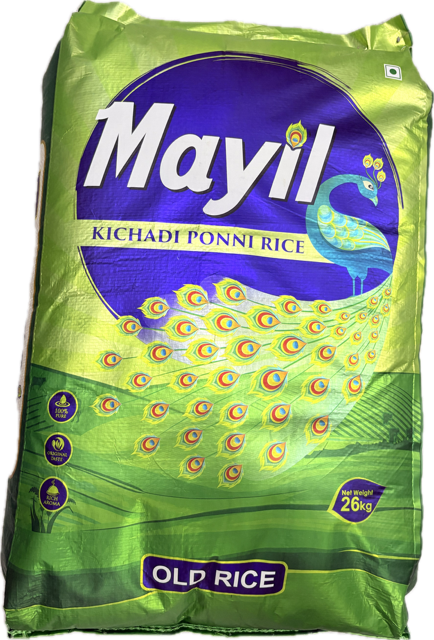 Mayil Kichadi Ponni Old Rice 26kg